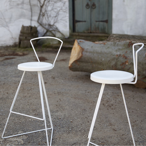 The Coleman Stool with Backrest