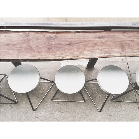 The Camp Stool by Greta de Parry. Contemporary Modern Furniture. Adjustable Stool.